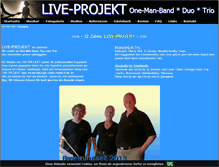 Tablet Screenshot of live-projekt.de